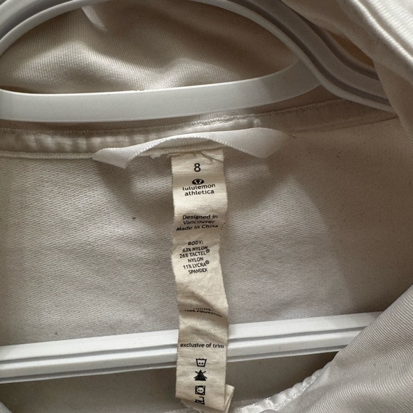 Lululemon Full Zip White Sweater - Picture 4 of 4